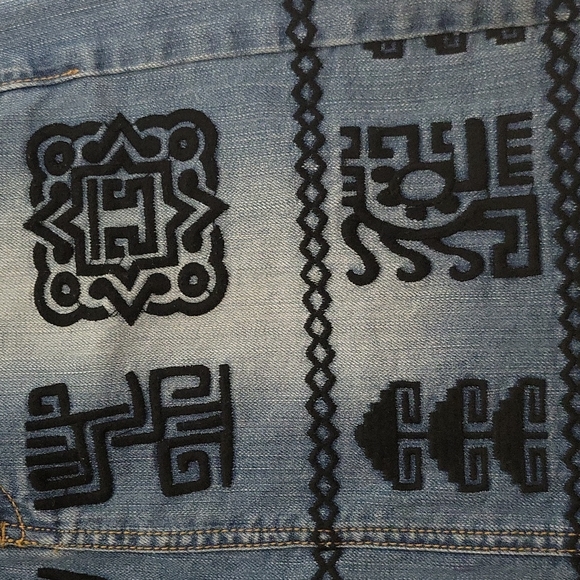 Stetson Aztec Jean Skirt - Picture 5 of 6